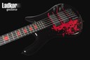 Spector Euro 5 LX Alex Webster Blood Red Drip Cannibal Corpse Signature 5 String Bass NEW