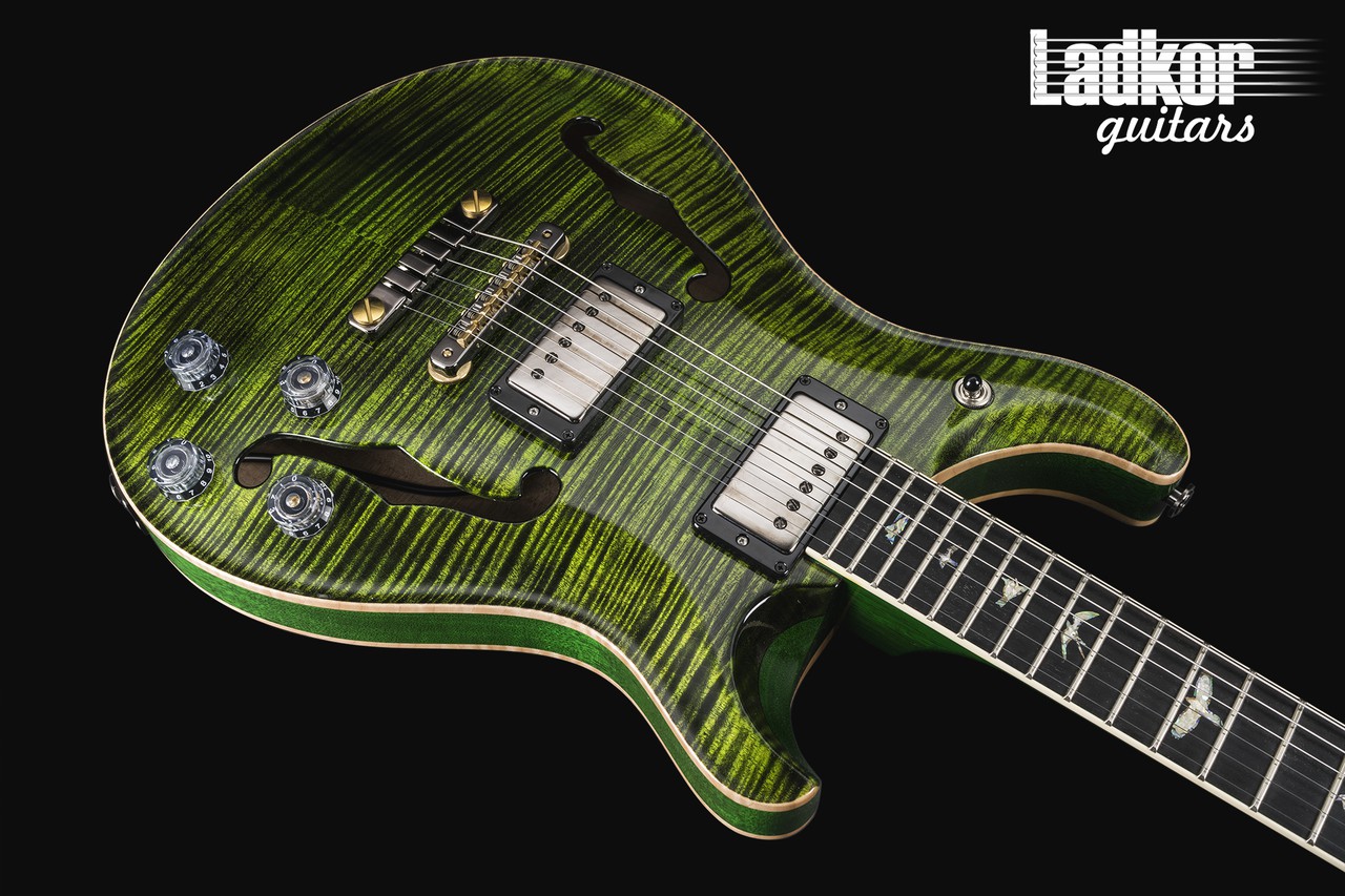 2020 PRS McCarty 594 Hollowbody II Wood Library Jade Flame Top