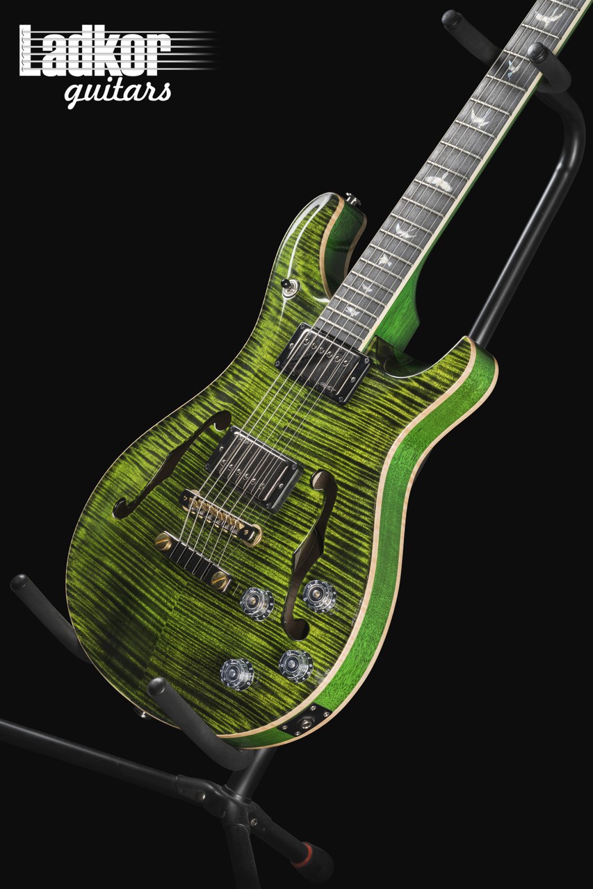 2020 PRS McCarty 594 Hollowbody II Wood Library Jade Flame Top