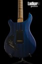 2021 PRS Custom 24 Piezo Wood Library LadkorGuitars 10th Anniversary Satin Makena Blue Roasted Flame Maple Neck Hand Selected Blackwood FB NEW