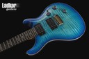 2021 PRS Custom 24 Piezo Wood Library LadkorGuitars 10th Anniversary Satin Makena Blue Roasted Flame Maple Neck Hand Selected Blackwood FB NEW