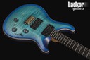 2021 PRS Custom 24 Piezo Wood Library LadkorGuitars 10th Anniversary Satin Makena Blue #2 Roasted Flame Maple Neck Hand Selected Blackwood FB NEW