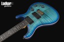 2021 PRS Custom 24 Piezo Wood Library LadkorGuitars 10th Anniversary Satin Makena Blue #2 Roasted Flame Maple Neck Hand Selected Blackwood FB NEW