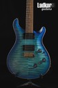 2021 PRS Custom 24 Piezo Wood Library LadkorGuitars 10th Anniversary Quilt Satin Makena Blue Honduran Rosewood Neck Hand Selected Korina NEW