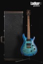 2021 PRS Custom 24 Piezo Wood Library LadkorGuitars 10th Anniversary Quilt Satin Makena Blue Honduran Rosewood Neck Hand Selected Korina NEW