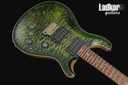 2021 PRS Custom 24 Piezo Wood Library LadkorGuitars 10th Anniversary Quilt Satin Jade Natural Back Honduran Rosewood Neck Hand Selected Korina NEW