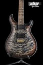 2021 PRS Custom 24 Piezo Wood Library LadkorGuitars 10th Anniversary Quilt Satin Charcoal Tri-Color Burst #2 Honduran RW Neck Hand Selected Korina NEW