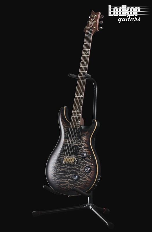 2021 PRS Custom 24 Piezo Wood Library LadkorGuitars 10th Anniversary Quilt Satin Charcoal Tri-Color Burst #2 Honduran RW Neck Hand Selected Korina NEW