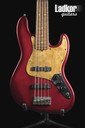 1996 Fender American Standard Jazz V Bass Candy Apple Red 50th Anniversary 5 String