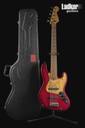 1996 Fender American Standard Jazz V Bass Candy Apple Red 50th Anniversary 5 String