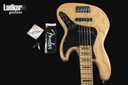 2017 Fender American Elite Jazz Bass V Natural 5 String Bass