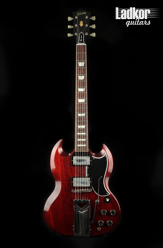 Gibson Custom Shop 60th Anniversary 1961 Les Paul SG Standard With Sideways Vibrola Cherry Red Limited Edition NEW