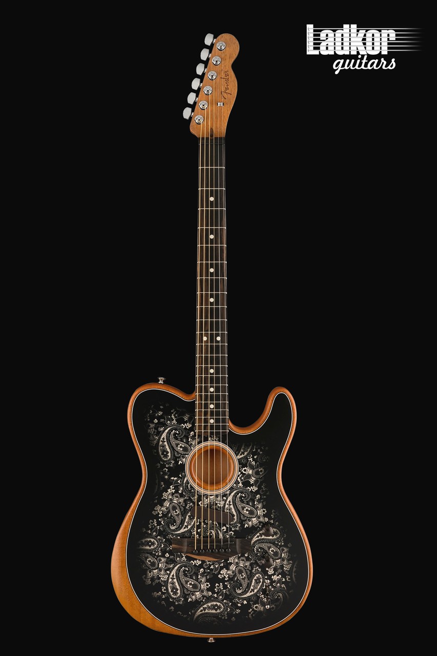 Fender American Acoustasonic Telecaster Black Paisley Limited