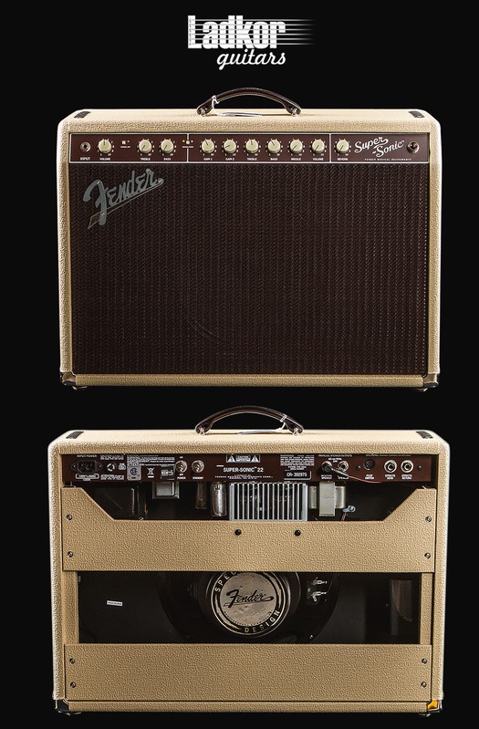 Fender Super Sonic 22 Blonde 22 Watt 1x12 Combo Amplifier NEW