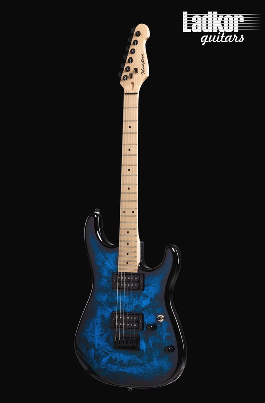 Woodstock Custom Range RockBoy Superstrat Black Ice