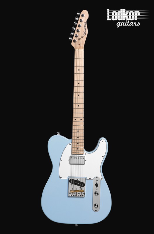 Woodstock Standard Fat Tele Sonic Blue Maple