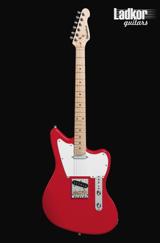 Woodstock Standard Jazzcaster Fiesta Red Maple
