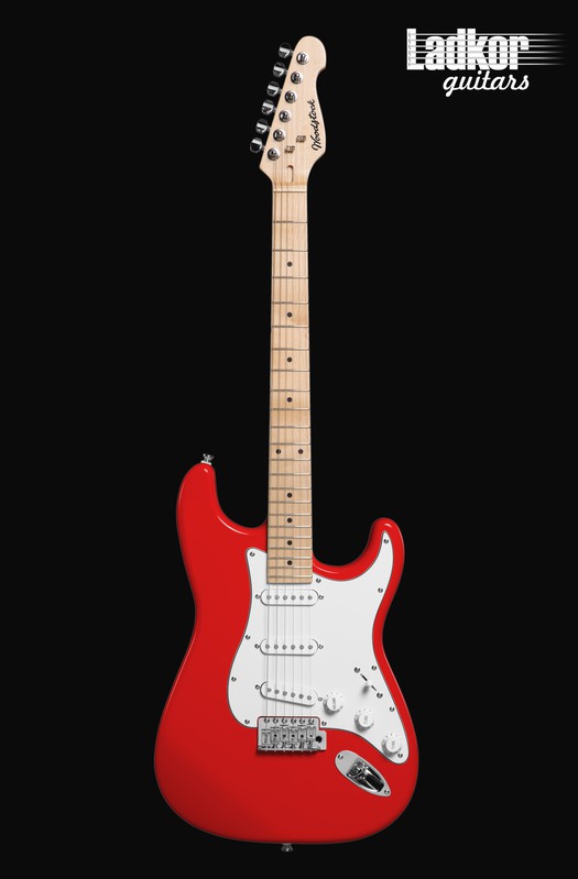 Woodstock Standard Strat Fiesta Red Maple