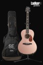 PRS SE P20E Pink Lotus Limited Edition Parlor Acoustic Electric Guitar NEW