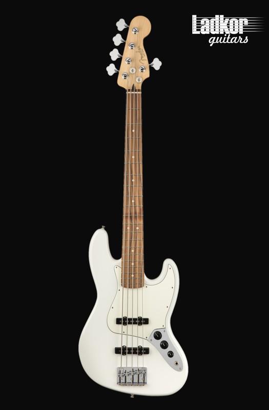 Fender Player Jazz Bass V Polar White NEW