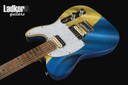 JK Custom Glorycaster Tele Blue and Yellow Waving Flag NEW