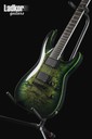 ESP USA Horizon-II Quilt Maple Top Dark Lime Sunburst w/Matching Binding EMG NEW