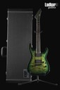 ESP USA Horizon-II Quilt Maple Top Dark Lime Sunburst w/Matching Binding EMG NEW