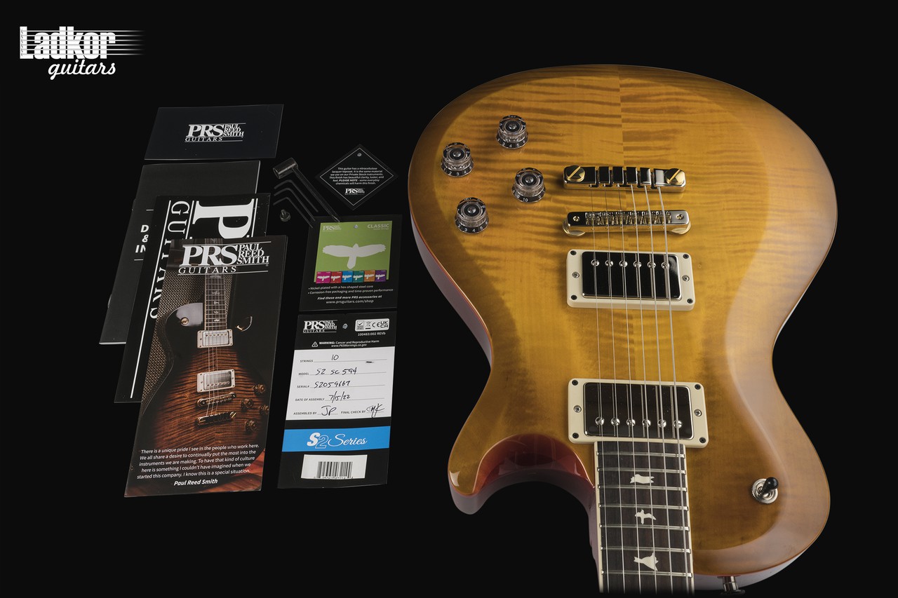 ギター PRS S2 McCarty 594 Singlecut Sunburst PRS S2 Mccarty 594 Singlecut Electric Guitar, Dark Cherry