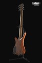 Warwick Pro Series Corvette Standard Teambuilt Bubinga Natural Transparent Satin 6 String Bass NEW