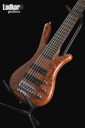 Warwick Pro Series Corvette Standard Teambuilt Bubinga Natural Transparent Satin 6 String Bass NEW