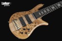 Spector Euro 6 LX Poplar Burl Gloss EMG 6 String Bass NEW
