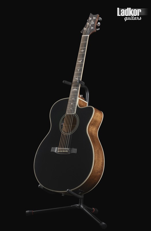 PRS SE A20E Gloss Black Top Mahogany Angelus Acoustic Electric Guitar NEW