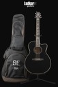 PRS SE A20E Gloss Black Top Mahogany Angelus Acoustic Electric Guitar NEW