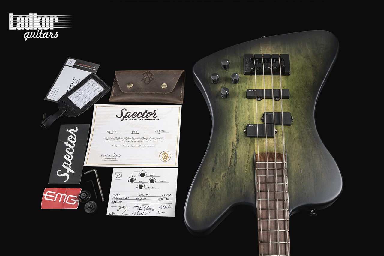 ベース Spector USA NS-4H2 Electric Bass Guitar Spector NS-4H2 USA Spalted Maple Top