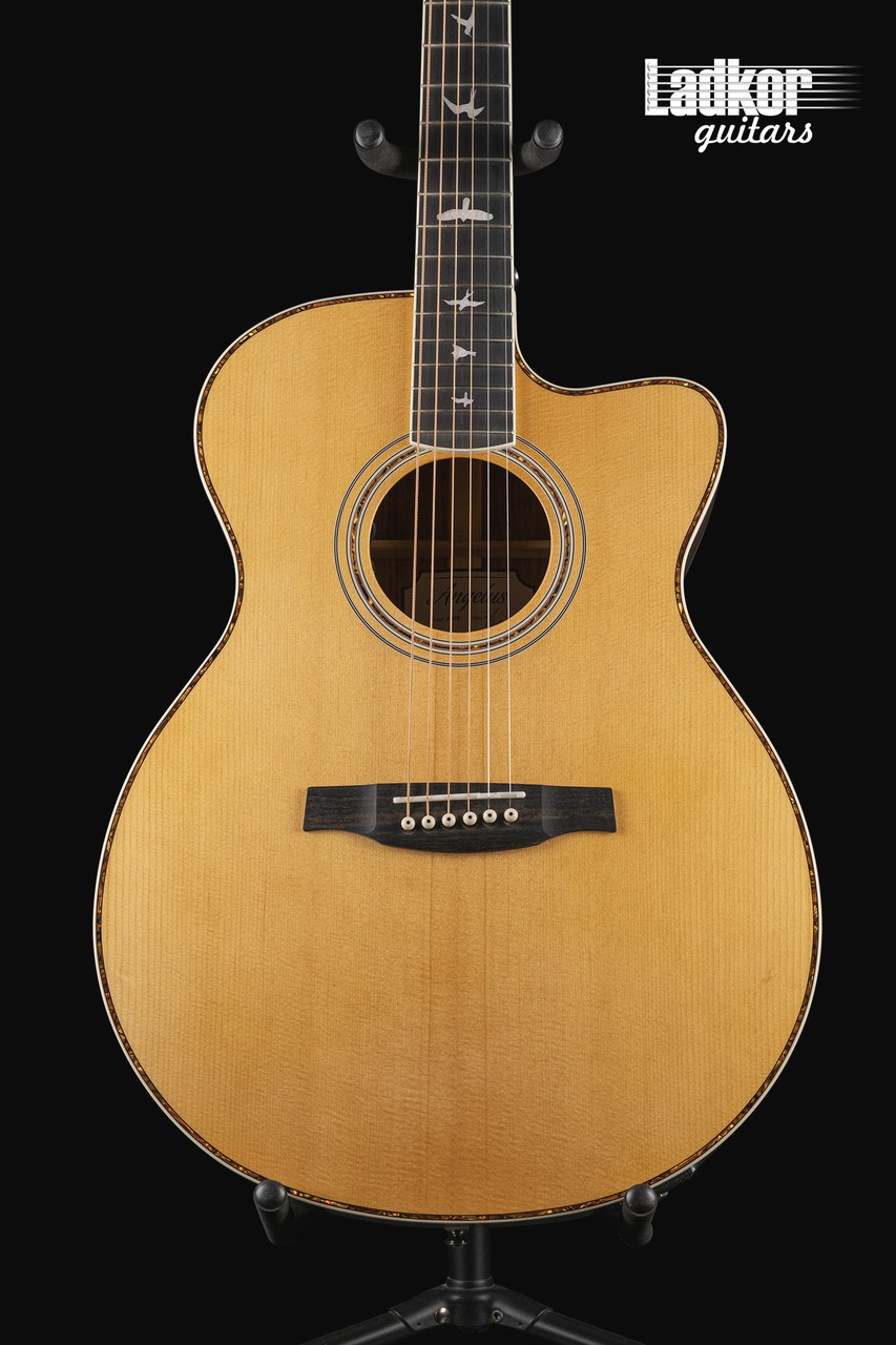 PRS SE A40E Natural Ovangkol Angelus Acoustic Electric Guitar NEW