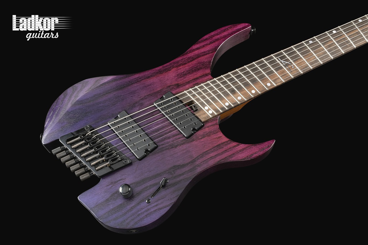 Legator G7FP Iris Fade Ghost Headless Fanned Fret Multi Scale 7