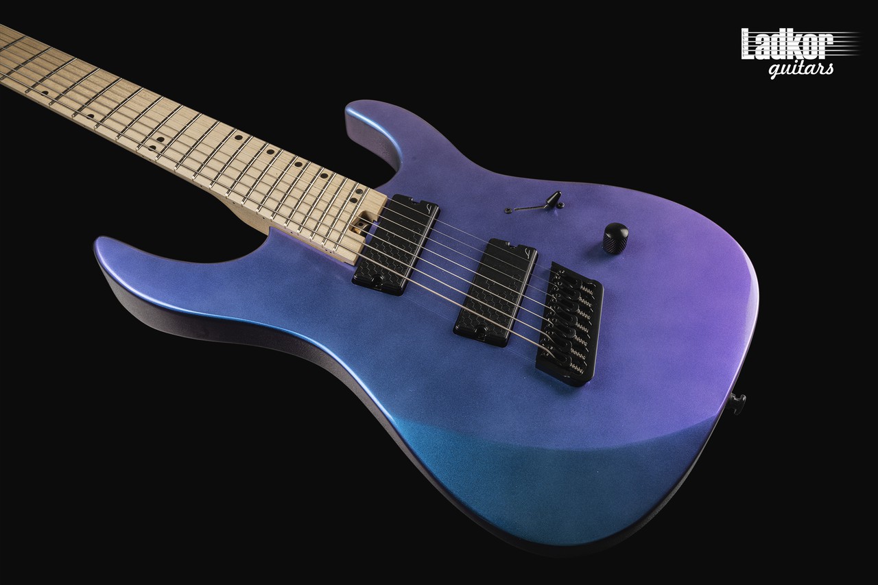 Legator Ninja N7FP Cali Cobalt Satin Fanned Fret Multi-Scale
