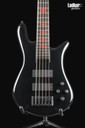 Spector Euro 5 LX Alex Webster Solid Black Cannibal Corpse Signature 5 String Bass NEW