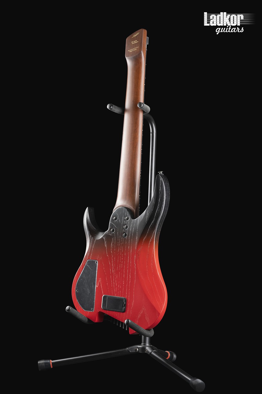 Legator G8FP Crimson Ghost Headless Fanned Fret Multi Scale