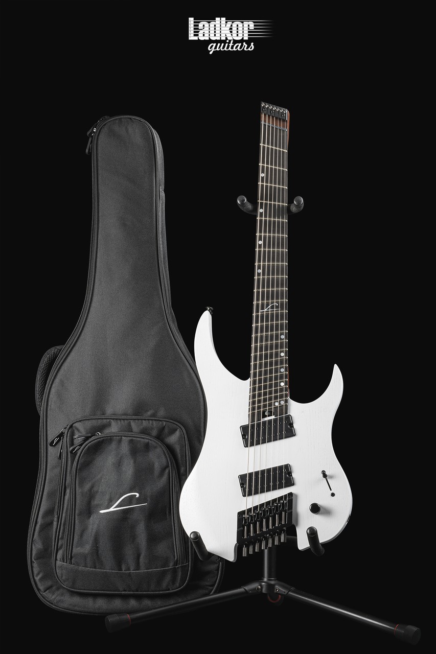 Legator G7FP SnowFall Ghost Headless Fanned Fret Multi Scale 7
