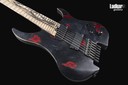 Legator G7FX Black Widow Ghost Headless Fanned Fret Multi Scale 7 String X Series NEW