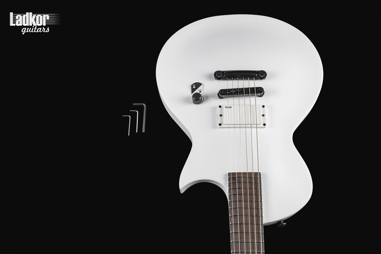 ESP LTD EC Arctic Metal Snow White Satin Eclipse NEW