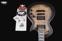 ESP USA Eclipse Satin Flame Maple Top See Thru Black Sunburst NEW