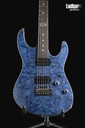 Suhr Custom Modern HH Satin Trans Blue Waterfall Burl Maple Black Limba Rosewood Neck Ebony FB Reverse Headstock NEW