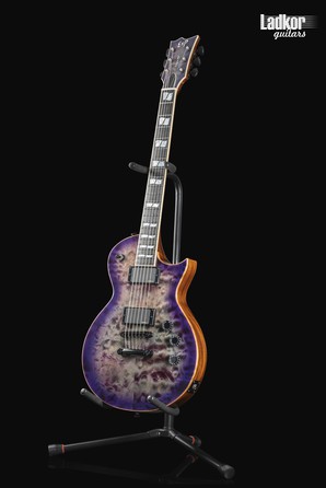 ESP USA Eclipse Purple Haze Sunburst Quilt Maple Top EMG NEW