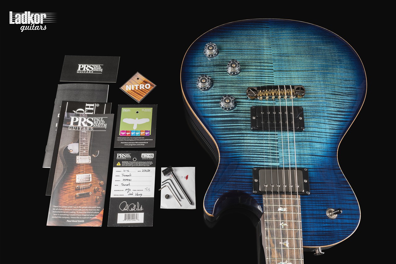 2024 PRS Mark Tremonti Stoptail Wood Library 10 Top Flame