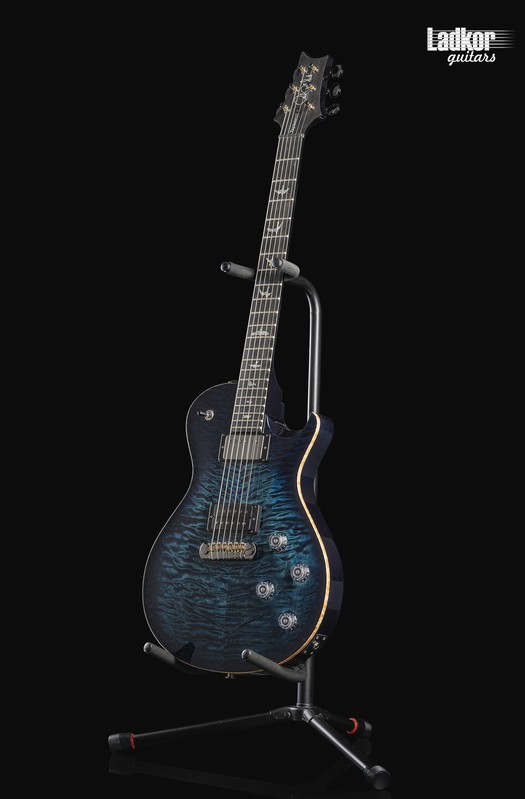 2024 PRS Mark Tremonti Stoptail Wood Library 10 Top Quilt Cobalt Blue Mahogany Neck Hand Selected Ebony NEW