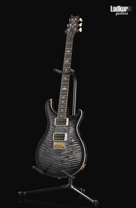 PRS Custom 24 Charcoal Burst 10 Top NEW