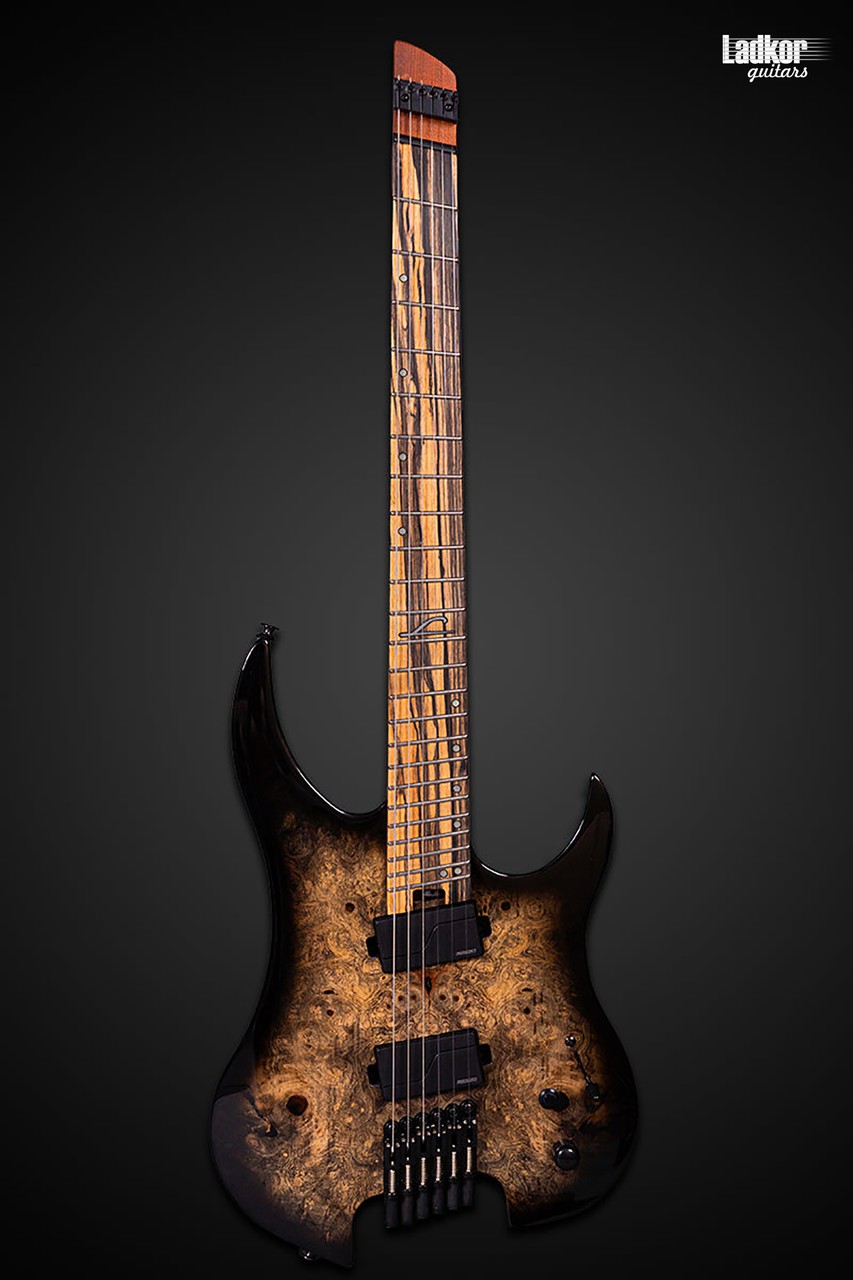 Legator G6FOD Jupiter Burst Ghost Headless Fanned Fret Multi