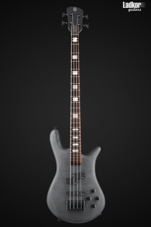 Spector Euro 4 LX Transparent Black Satin Matte 4 String Bass NEW
